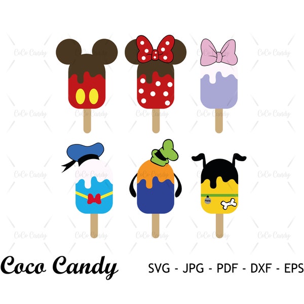 Mouse Ice Cream Bundle SVG | Ice Cream SVG | Summer Snack Svg | Mouse Snack Svg | Mouse Ice Cream | Cut File For Cricut | Silhouette Cut