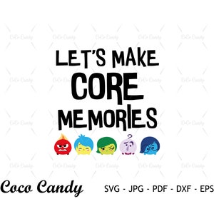 Stwórzmy CorememorySvg | Inside Out Svg | Funny Quote SVG | Tshirt Design Svg | Pliki do cięcia dla Cricut | Plik do cięcia sylwetki