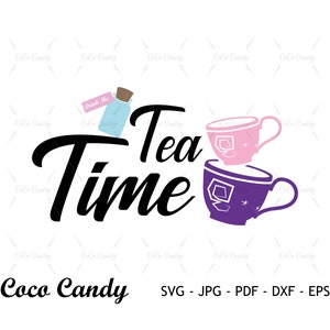 Mad Hatter Tea Party SVG: Alice in Wonderland Cricut Cut File