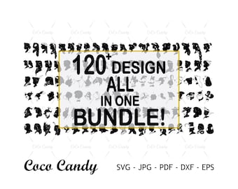 Portrait  Bundle SVG | Little Mermaid Svg | Mermaid Svg Quote SVG | Tshirt Design Svg | Cut Files For Cricut | Sihouette Cut File