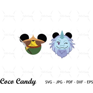 Princess and Dragon Mouse Ear SVG: Magical Friends Cut File