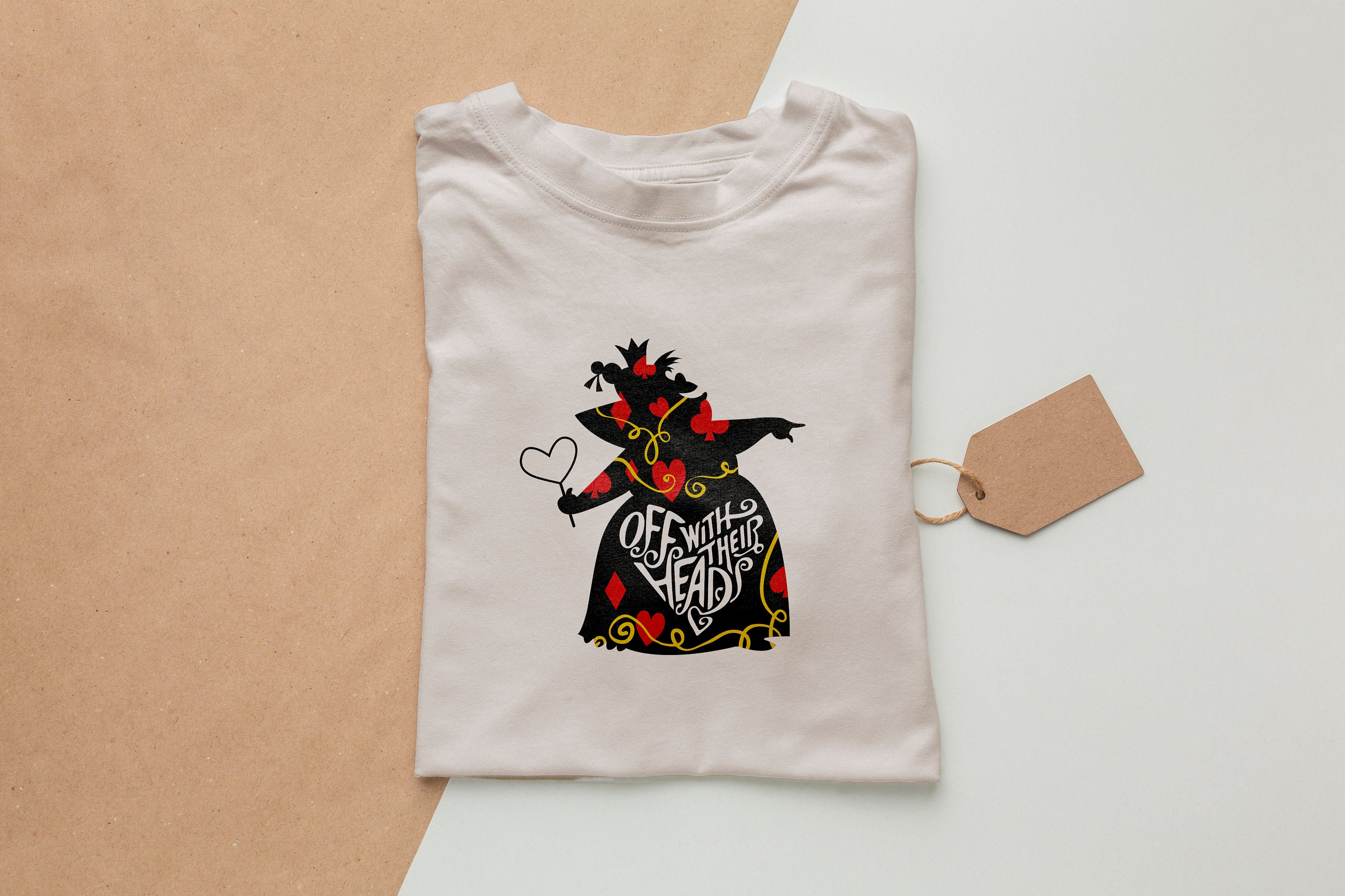 Queen of Heart SVG | Alice in Wonderland SVG | Villain Svg