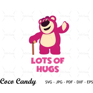 Muitos Abraços SVG | História de brinquedos SVG | Lotso Svg | Citação Lotso Svg | Alien Woody Bopeep Svg | Cortar arquivos para Cricut | Arquivo de corte de silhueta