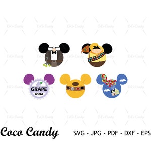 Up Ear Bundle Svg | Adventure Svg | Mouse Ear Svg | Dug Svg | Tshirt Design Svg | Cut File For Cricut SVG | Silhouette Cut File