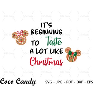 Christmas Gingerbread Mouse SVG: Holiday Quote Cut File (Digital Download)