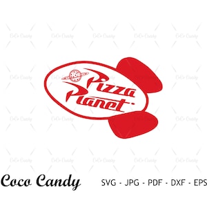 Pizza Planet Ship Svg / Toy Story Svg / Mr Mrs Potato Svg / Alien Woody Bopeep Svg / Cortar archivos para Cricut / Silhouette Cut File