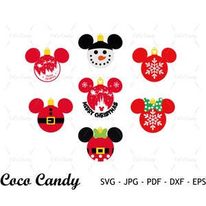 Kerstornament SVG | Kerst-SVG | Sieraad SVG | Muis ornament SVG | Kerstboom SVG | Kerstbundel Svg| Bestand knippen voor Cricut