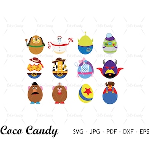 Toy Story Egg Svg | Feliz Páscoa SVG | Páscoa SVG | Ovo de Páscoa Svg | Ovo Svg | Citação Engraçada Svg | Arquivo de Corte para Cricut SVG