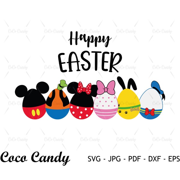 Happy Easter Svg | Easter Egg Svg | Easter SVG | Easter Mouse SVG | Easter Duck Svg | Egg Svg | Funny Quote Svg | Cut File For Cricut SVG