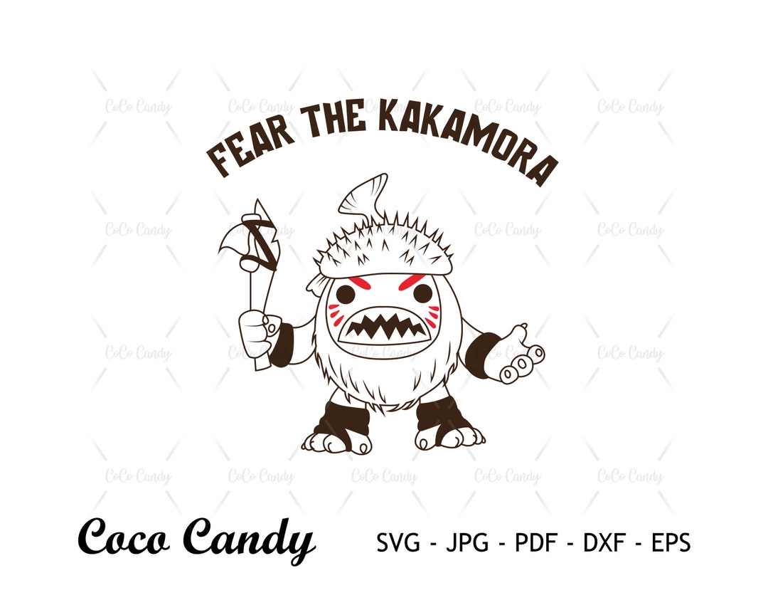 Fear Kakamora Svg Ocean Svg Princess Svg Maui Svg Tamatoa Svg Funny ...