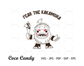 Fear Kakamora SVG: Ocean Princess Cut File for Cricut