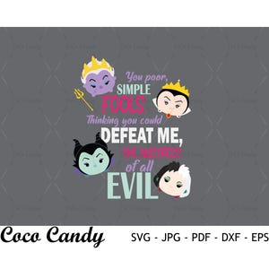 Villain Have Fun SVG | Ursula SVG | Villain Svg | Quote SVG | Tshirt Design Svg | Cut Files For Cricut | Sihouette Cut File