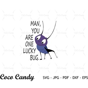 CriKee Svg / Eres un insecto de la suerte Svg / Mushu Svg / Mulan Svg /Crikee Svg /Mulan Quote Svg /Cortar archivos para Cricut / Silhouette Cut File