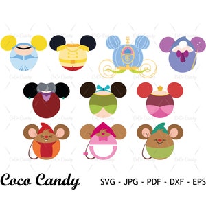 Prinzessin Ohr Bundle | Bösewicht SVG | Maus Ohr SVG | Prinz geschnitten Datei | Baumschmuck | Lustiges Zitat | Cut-Datei für Cricut SVG | Silhouette
