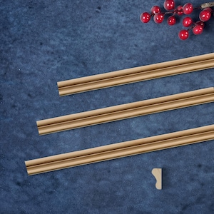 Natural Wood Molding Trims for Cabinets, Walls & Ceilings