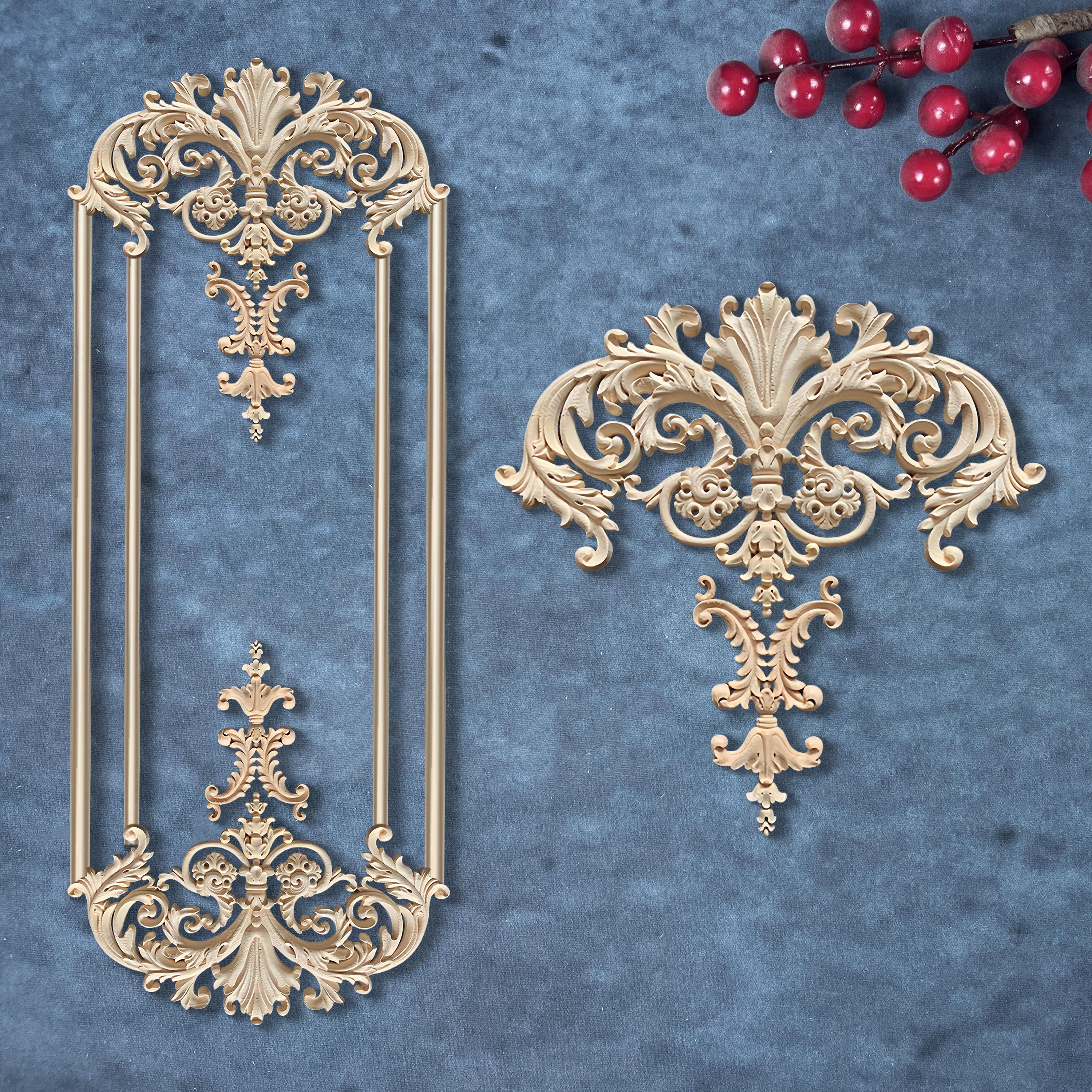 Antique French Carved Wood Panels - Etsy