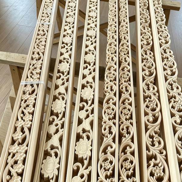 Houten sierlijsten (B 1,6" tot B 4,0") – houten lijststrips voor meubels
