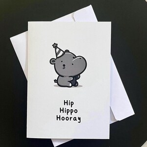 Printable Moo Deng Birthday Card, Moo Deng Card, Digital Download, Birthday Wishes, Celebration, Instant Download, Print at Home, Blank