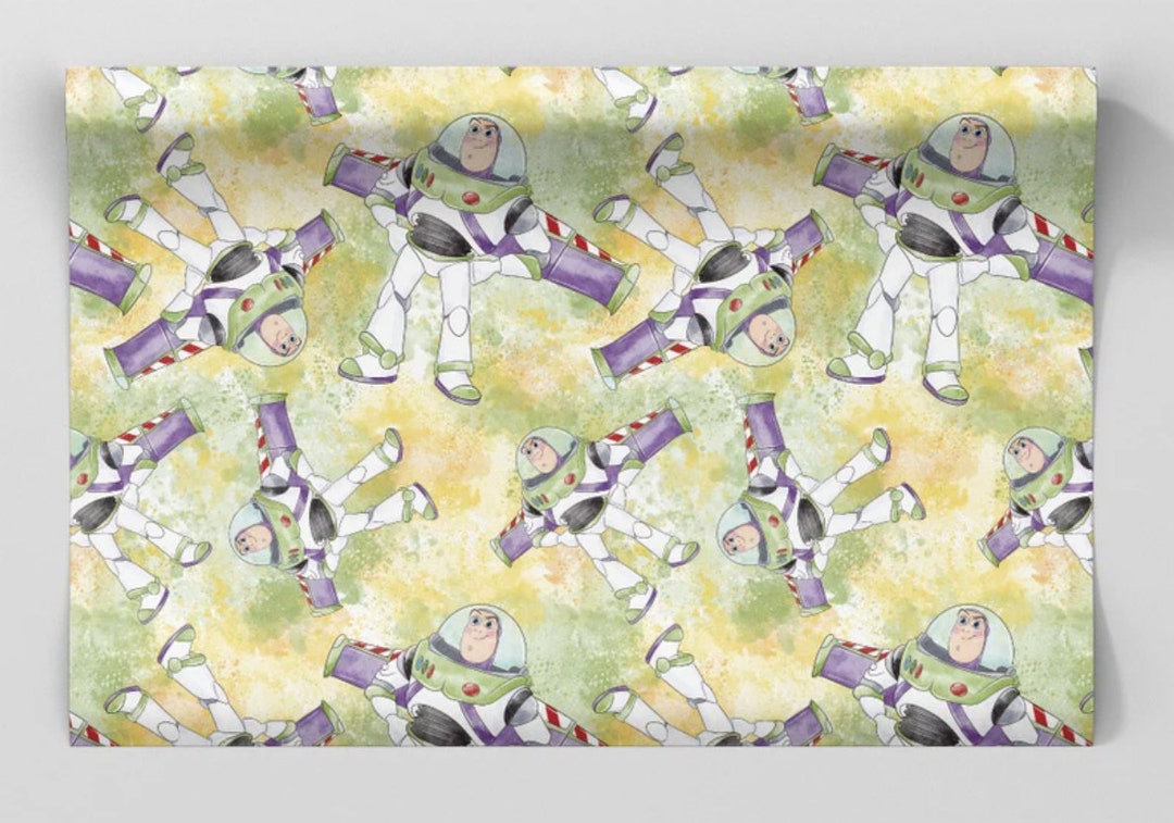 Buzz Lightyear Wrapping Paper Toy Story Gift Wrap Buzz Etsy