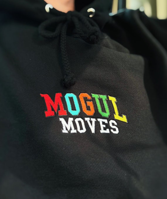 Mogul Moves Hoodie Embroidered Mogul Merch Etsy
