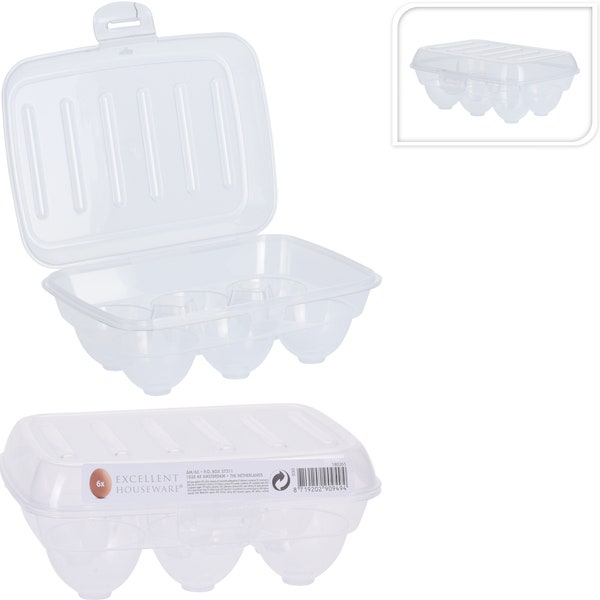 2x Set BPA-freie Eier Aufbewahrungsboxen,Ordnung im Kühlschrank,Platzsparend stapelbar,Ideal für Kühlschrank & Vorratsraum,Spülmaschinenfest