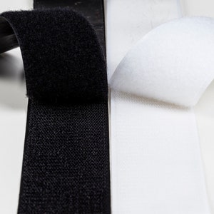 VELCRO® Band Klettverschluss Stick On Selbstklebend Schwarz und Weiß Nähen  Hängend -  Schweiz
