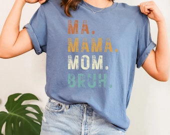 Comfort Colors Mama Shirt, Mama Shirt, Pregnancy Reveal Shirt, Mama Shirt, Mother's Day Shirt, Mom T-Shirt