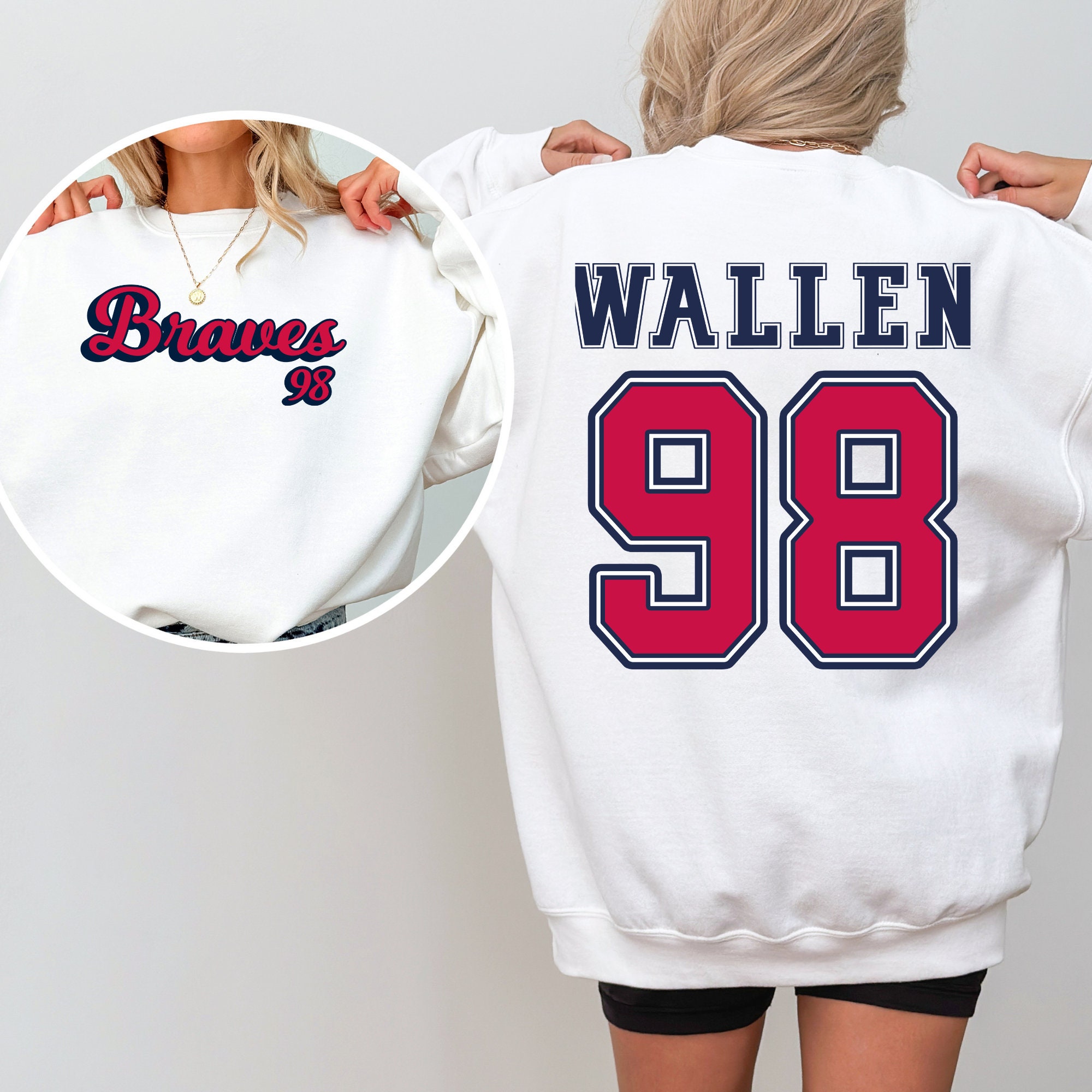 Plus Size Braves Jersey Etsy