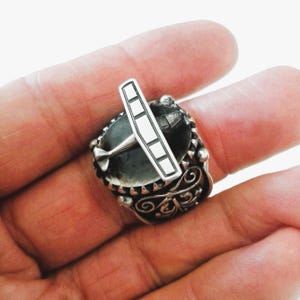 Einzigartige Handgemachte Flugzeug Luftfahrt Design Silber Ring