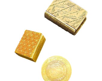 Vecchia stampa da collezione in miniatura del Sacro Corano