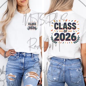 Class Of 2026 Senior 2026 Graduate 2026 Graduation PNG Instant Digital Download