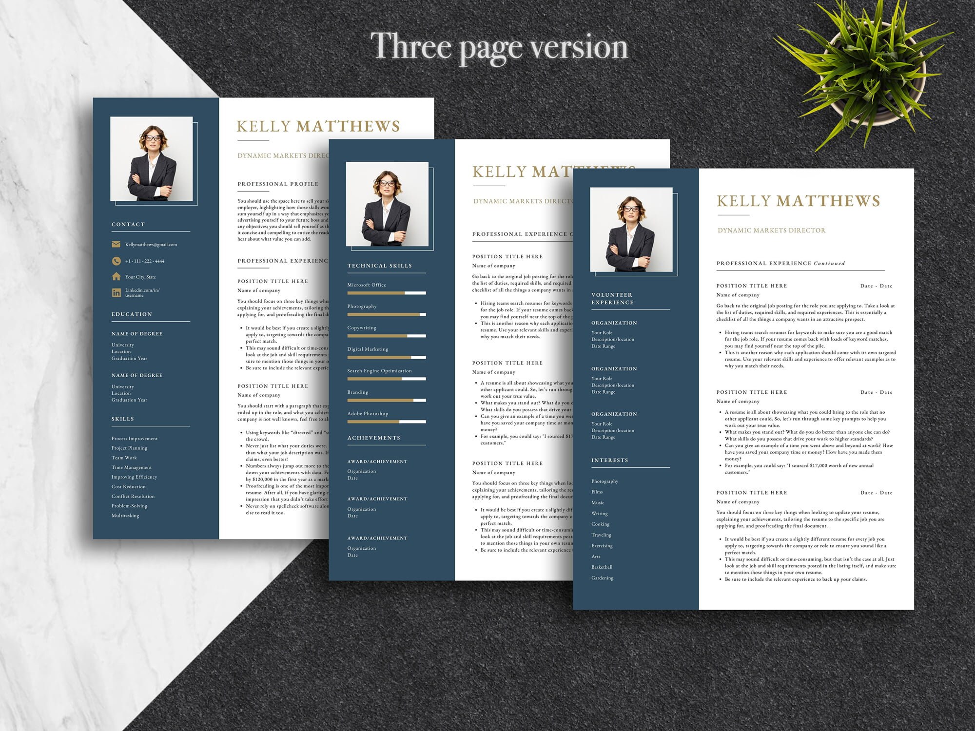 Clean Canva Resume Template for Canva Canva CV Template Cover Letter ...