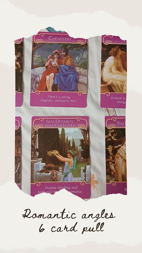 Romance Angels Oracle Card Reading: 6 Card Pull, Love Guidance
