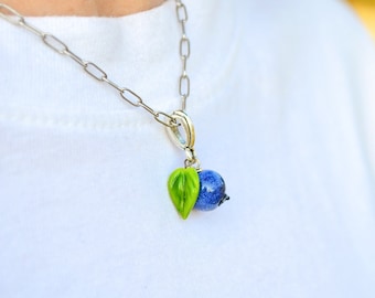Blueberry Necklace, Gift For Daughter, Best Friend Gift, Birthday Gift, Gifts For Her * only pendant, without chain
