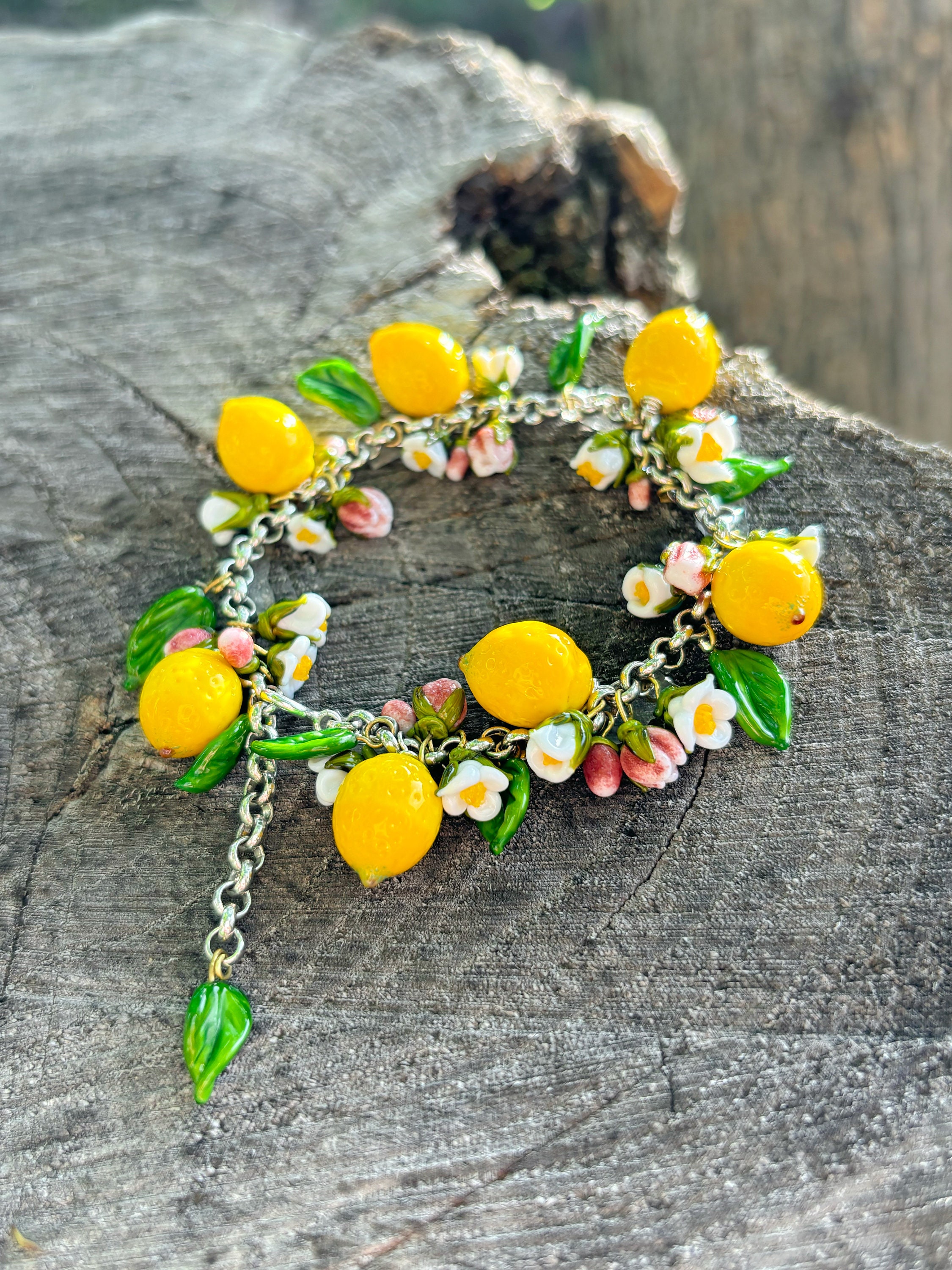 GlassOfVenice Murano Glass Mosaic Bracelet - Handmade In Italy 