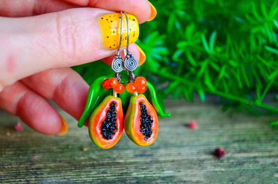 Papaya earrings hotsell