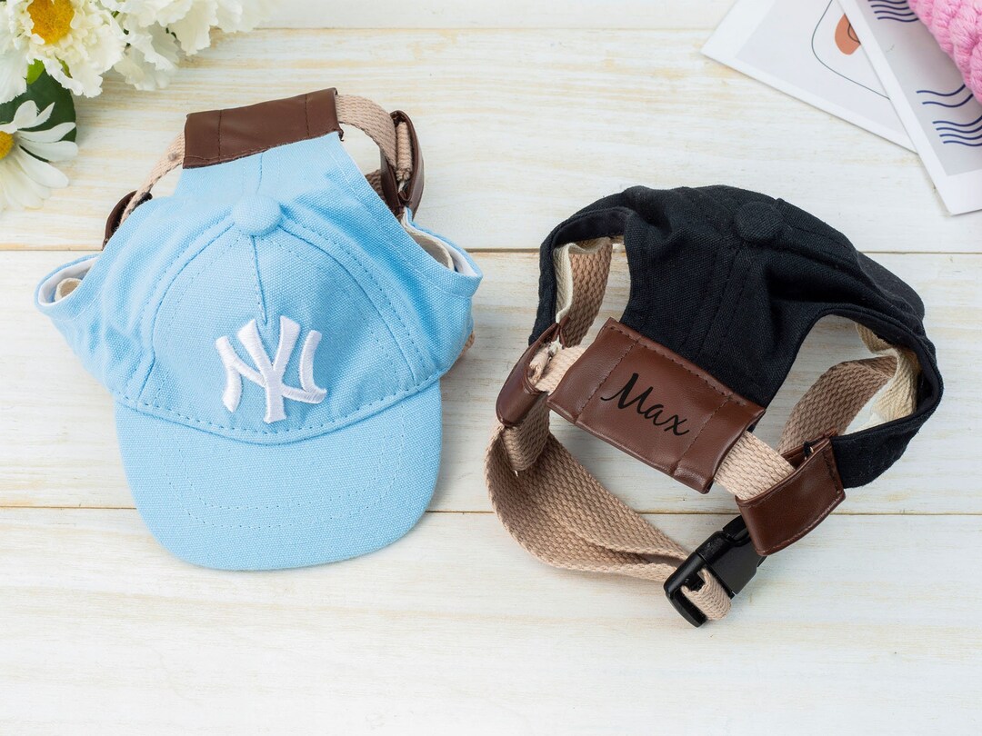 Personalized Dog Hat for Dog Adjustable Dog Hat With Ear Hole Etsy
