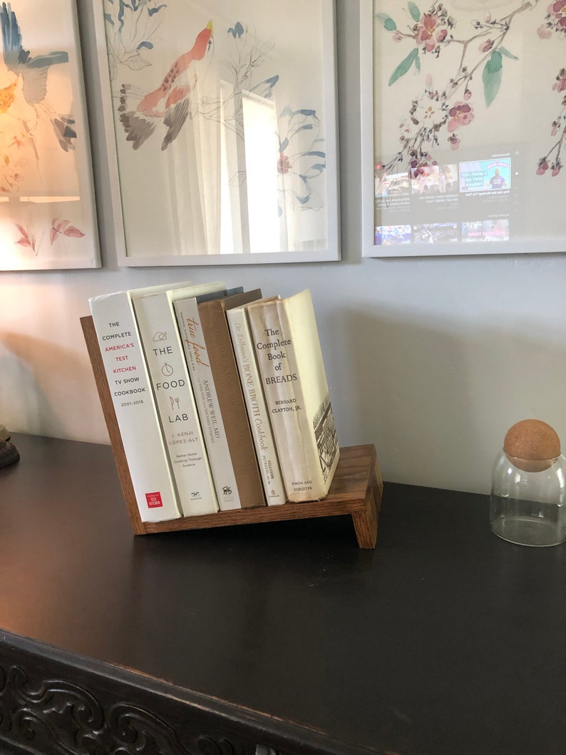 Tabletop Bookshelf Book Display Shelf Book Storage Etsy