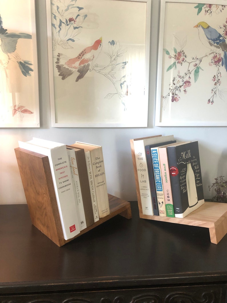 Tabletop Bookshelf Book Display Shelf Book Storage Etsy