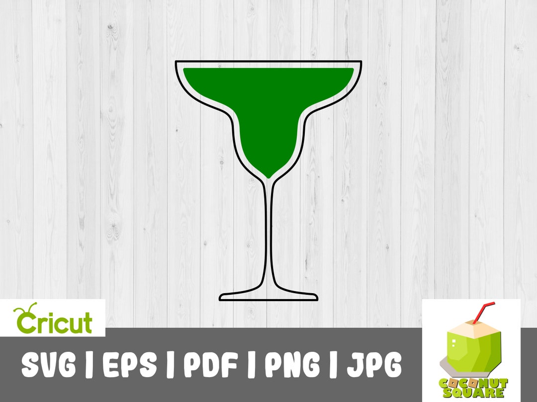 Margarita Glass SVG File for Cricut and Silhouette Christmas Etsy