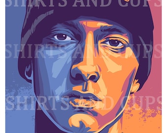 Eminem (no white border on pic) Downloadable Digital PNG File