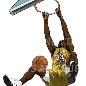 Shaq Dunking herunterladbare digitale PNG-Datei