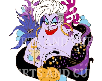 Ursula Little Mermaid Downloadable PNG File