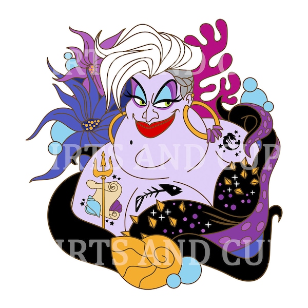 Ursula Little Mermaid Downloadable PNG File