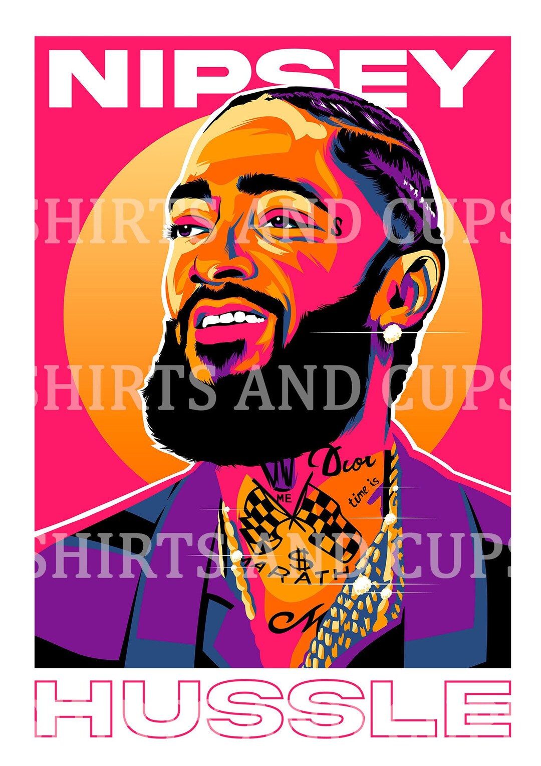 Nipsey Hussle Downloadable Digital PNG File - Etsy