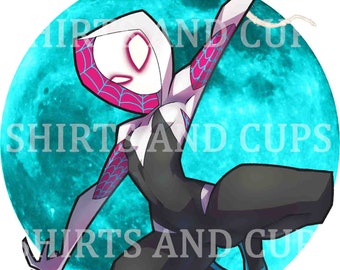 Spider Gwen Downloadable PNG File