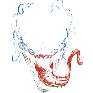 Venom (For Black Background ONLY) Downloadable Digital PNG File