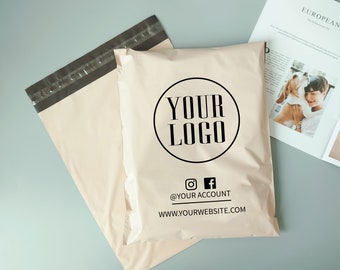 Custom Beige Envelopes with logo,Shipping Mailers,custom packing bags,custom mailing bags,eco-friendly poly bags,custom shipping bags