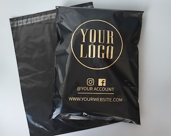 Custom shipping bags with logo,Glossy Black Mailers,custom packing bags,custom mailing bags,eco-friendly poly bags,custom shipping envelopes