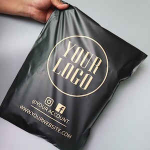 Custom Shipping Bags With Logo,black Poly Mailers,custom Packing Bags ...